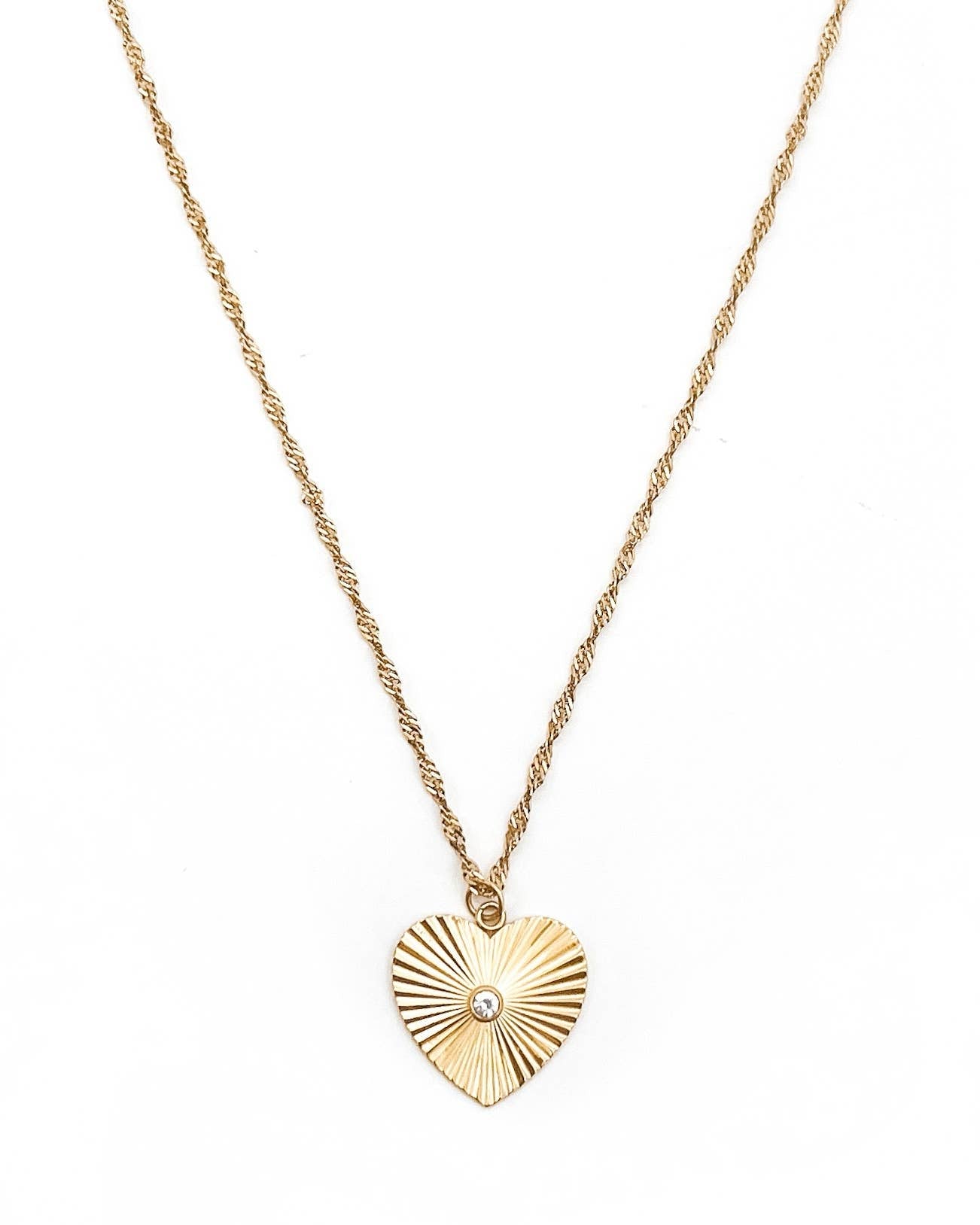 Agatha Diamond Heart Necklace