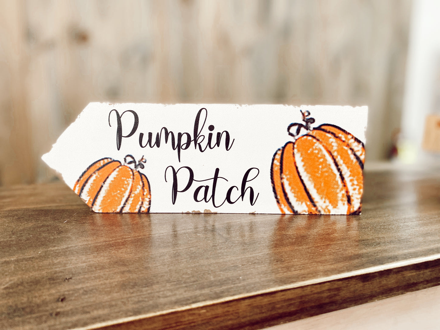 Pumpkin Patch Arrow Sign